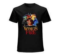 Wings of Fire Mens T-Shirt Graphic tee Unisex tee S-3XL Black XL
