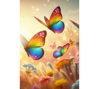 Wings of Pride: Rainbow Butterfly Notebook: Pride month inspiration 6x9 inch