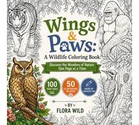 Wings & Paws: A Wildlife Coloring Book: Discover the Wonders of Nature One Page at a Time