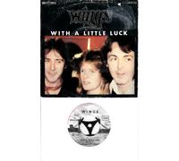 WINGS - WINGS / WITH A LITTLE LUCK / BACKWARDS TRAVELLER CUFF LINK / 1978 / EMI # 1C006-60639 / Bildhülle / Deutsche Pressung / 7" Vinyl Single Schallplatte