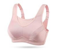 Wingslove Sujetador Deportivo para Mujer Talla Grande Sujetador Deportivo sin Aros sin Relleno de Alto Impacto