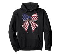 Wingsuit Flying Wingsuit Flyer 4 de julio bandera estadounidense Sudadera con Capucha