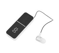 WINH Auriculares Wireless Lavalier, Cable de Estiramiento de Auriculares Lavalier un Diseño de Ruido Efectivo para Estudiar (White)