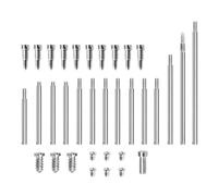 WINH Herramienta de Mantenimiento de Clarinete Kit de Reparación de Clarinete Duradero de Alta Dureza Adecuado para Músicos Metal Plata 35 Piezas para Clarinetistas
