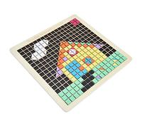 WINH Juego de Tableros de Bloques de Patrones, Rompecabezas de Mosaico de Madera Fácil de Comprender para la Educación Temprana Durante 3 Años