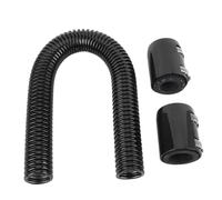 WINH Kit de Manguera de Radiador con Abrazadera de Tapa, Kit de Manguera de Radiador de Refrigerante Flexible de 24 Pulgadas para 1 3/4in 1 /2in /4 pulg. (BLACK)