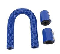 WINH Kit de Manguera de Radiador con Abrazadera de Tapa, Kit de Manguera de Radiador de Refrigerante Flexible de 24 Pulgadas para 1 3/4in 1 /2in /4 pulg. (BLUE)