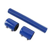 WINH Kit de Manguera de Radiador con Abrazadera de Tapa, Manguera de de Radiador de Refrigerante de Acero Inoxidable de 12 Pulgadas, Uso de óxido y Duración para 1 3/4in 1 /2in /4 pulg. (BLUE)