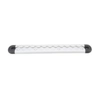 WINH L Rail de Pista, 881.85 Lbs de Peso de Rodamiento Control de Carga L de Atado de Vía Anti Crack Instalación Flexible Plata con 2 Tapas de Extremo para Motocicletas (30 centimetros)