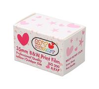 WINH Película de Impresión en Blanco y Negro para Cámara Premium de 35 Mm ISO 200, Fotografías con Flash con un Largo Rango de Distancias, Fácil de Instalar y Usar (8 Hojas)