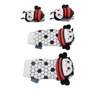 WINH Set de Calcetines de Buscador de Pies de Ráfaga de Muñeca, Calcetines de Sonajeros Infantiles Juguetes Suaves Resistentes a la Lágrima Multifuncional para Niños Pequeños (Tipo de abeja)