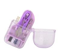 WINH Set de Tijeras de Hilo de Aguja, Caja de Costura, Exquisito para Tejer de Bricolaje (PURPLE)