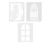 WINH Tableros de Luz y Sombra para Fotografía de Productos Pequeños, Juego de 3 Tableros de Fondo Artístico con Patrón en Blanco Creativo para Accesorios de Fotografía de Productos, Sesión de Fotos