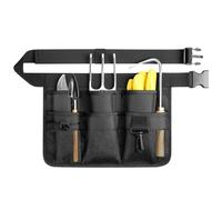 WINHUNT Cinturón de herramientas de jardinería, 8 bolsillos resistente para mujeres y hombres, bolsa de herramientas resistente al agua 1680D para constructores, carpinteros, jardineros, electricistas