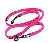 WINHYEPET True Love 7 en 1 multifunción Ajustable para Perros Correa de Entrenamiento para Mascotas con Manos Libres Correa de Nylon Reflectante cómoda Correa para Perros Multiusos TLL2411