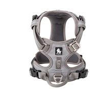 WINHYEPET True Love Arnés para Perros sin tirones Arnés para Mascotas Extra Reflectante para Perros pequeños, medianos y Grandes Ajustable de Malla Suave Acolchado Fácil Control TLH56512