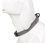 WINHYEPET True Love - Collares para perro, 4 colores, 4 m, collar reflectante para perros pequeños, medianos y grandes, cachorros, ajustable, acolchado de nailon suave, cuello cómodo TLC5271 (gris, L)