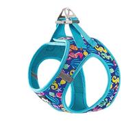 WINHYEPET Truelove - Arnés para perro, malla de aire suave, ajustable, reflectante, chaleco para mascotas, razas pequeñas y medianas, sin tirones, arnés ajustable para perro TLH3016 (atolón azul, M)