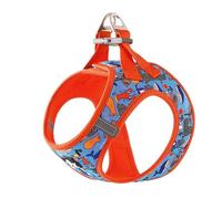 WINHYEPET Truelove - Arnés para perro, malla de aire suave, ajustable, reflectante, chaleco para mascotas, razas pequeñas y medianas, sin tirones, arnés ajustable para perro TLH3016 (petardo, M)