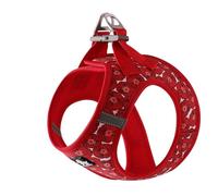 WINHYEPET Truelove - Arnés para perro, malla de aire suave, ajustable, reflectante, chaleco para mascotas, razas pequeñas y medianas, sin tirones, arnés ajustable TLH3016 (rojo aurora, XS)