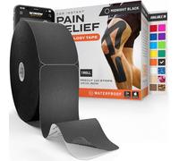 WINIOM Cinta de kinesiología, increíble soporte para deportes atléticos y recuperación + guía de cinta gratuita (idioma español no garantizado), precortada de 2 pulgadas y 100 pies (negro medianoche +