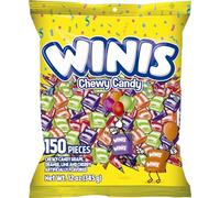 Winis Chewy Candy - Bolsa variada original, caramelos de caramelo, 150 piezas envueltas individualmente, bolsa de 12 onzas, surtido de Halloween