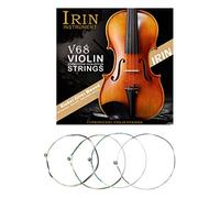 WINJEE, IRIN V68 Corde per violino professionali (E-A-D-G) Ferita in Argento nichel per violino 4/4 3/4 1/2 1/4