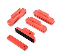 Winjun - 4 láminas magnéticas de Montaje con Cubierta para Colocar una lámina Tintada para Ventanas, Color Rojo