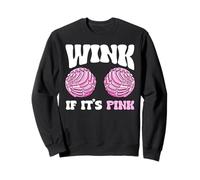 Wink If It's Pink Funny Concha Humor Adulto Sudadera