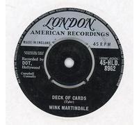Wink Martindale - Wink Martindale - Deck Of Cards - 7" Single 1959 - London Records 45-HLD 8962 - UK Press