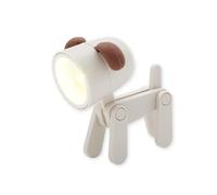 Winkee - Bonita lámpara de lectura para perros con batería - Lámpara de lectura LED para niños, lámpara de noche portátil para habitación infantil, color aleatorio