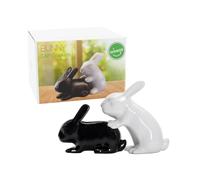 Winkee Salero y pimentero Coctelera de conejo de cerámica – Decoración y regalo