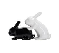 Winkee Salero y pimentero Coctelera de conejo de cerámica – Decoración y regalo