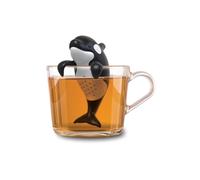 Winkee - Cute Animal Teesieb I Tea Huevo para Té Suelto I Infuser Divertido I Colador de Té para Taza I Colador de Especias Silicona I Bola de Té Figura Animal (Orca)