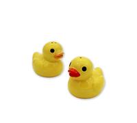 Winkee Juego de salero y pimentero de cerámica, dispensador de especias en diseño de animales, decoración de cocina para cocina y mesa de comedor, accesorios de cocina, regalo de cumpleaños, día de la