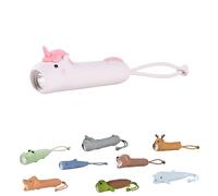 Winkee - Linterna de unicornio I La linda pequeña linterna LED I Recargable I Aprox. 12 horas de duración de la batería I con batería