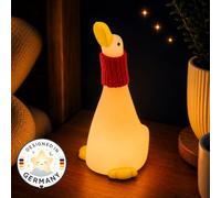 Winkee - Luz nocturna de ganso Snuggle I Luz nocturna Baby I Luz de lactancia regulable Touch I Lámpara de noche Carga USB