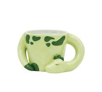 Winkee Original - Magic Dreaming Dino Taza de café, aprox. 350 ml, elegante taza en forma de dinosaurio para té y café