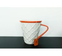 Winkee - Taza de baloncesto I Taza de café deportiva y taza de té en diseño de baloncesto I 400 ml I Must have para los fans del baloncesto