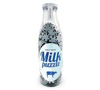 Winkee Puzzle de leche en botella de cristal, puzzle de leche, 517 piezas, puzle de leche, juego de rompecabezas