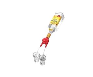 Winkee Rocks - Boquilla para botellas de mano de roca, botellas de vino, boquilla para bebidas espirituosas, tapón de botella de silicona, boquilla de licor, vertedor de vino 2 en 1