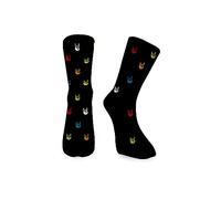 Winkee Rocks - Calcetines de rock, Negro , 41-45