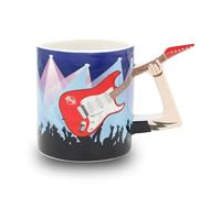 Winkee Rocks - Rock Taza I Taza de café con asa de guitarra I aprox. 400 ml I Taza Rock para tu café y té