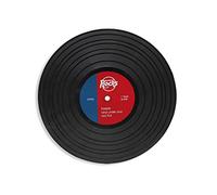 Winkee Rocks - Salvamanteles de Vinilo | El práctico Posavasos Redondo en Forma de Disco de Vinilo | Posavasos de Silicona de 15 cm de diámetro | Protector de sartenes de Silicona | Base para ollas