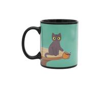 Winkee - Taza con efecto térmico de gatito travieso I Super dulce como taza de café y taza de té I Taza de café de gato - aprox. 300 ml