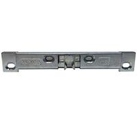 Winkhaus Pestillo para puerta de balcón BK WSK 60 en plata para puerta de terraza y balcón