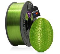 WINKLE Filamento PETG Cristal Verde Lima | Filamento Impresora 3D | Filamento PETG 1,75mm 1kg | Compatible con Mayoría Impresoras 3D | PETG Verde| Precisión Dimensional | Bobina 1kg