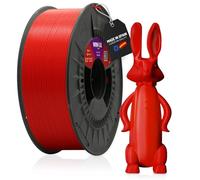 WINKLE Filamento PETG Rojo Diablo | Filamento Impresora 3D | Filamento PETG 1,75mm 300g | Compatible con Mayoría Impresoras 3D | PETG Rojo | Precisión Dimensional | Bobina 300g