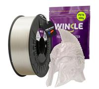 WINKLE Filamento PETG Transparente 1.75mm 300g, Filamento Impresora 3D | Compatible con Mayoría Impresoras 3D, Precisión Dimensional +/- 0.03mm, Fabricado en España