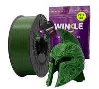 WINKLE Filamento PETG Verde Pino 1.75mm 1kg, Filamento Impresora 3D | Compatible con Mayoría Impresoras 3D, Precisión Dimensional +/- 0.03mm, Fabricado en España